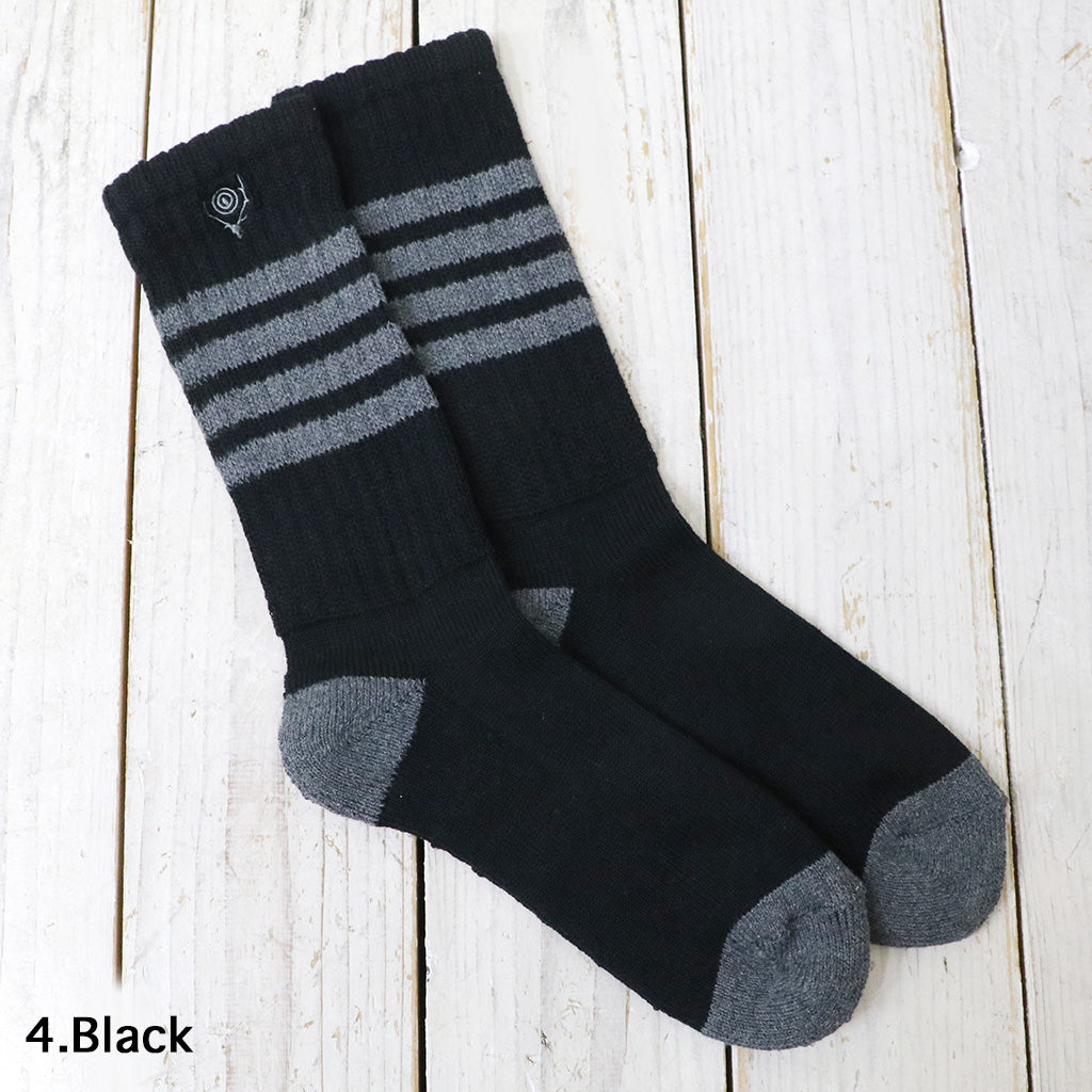 【SALE30%OFF】SOUTH2 WEST8 : Socks-3 Lines