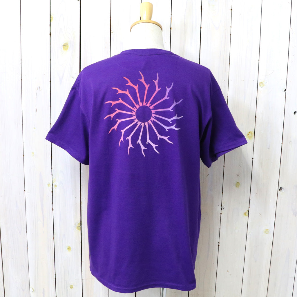 【SALE30%OFF】SOUTH2 WEST8 : S/S Crew Neck Tee-Skull & Target Gradation (Purple)