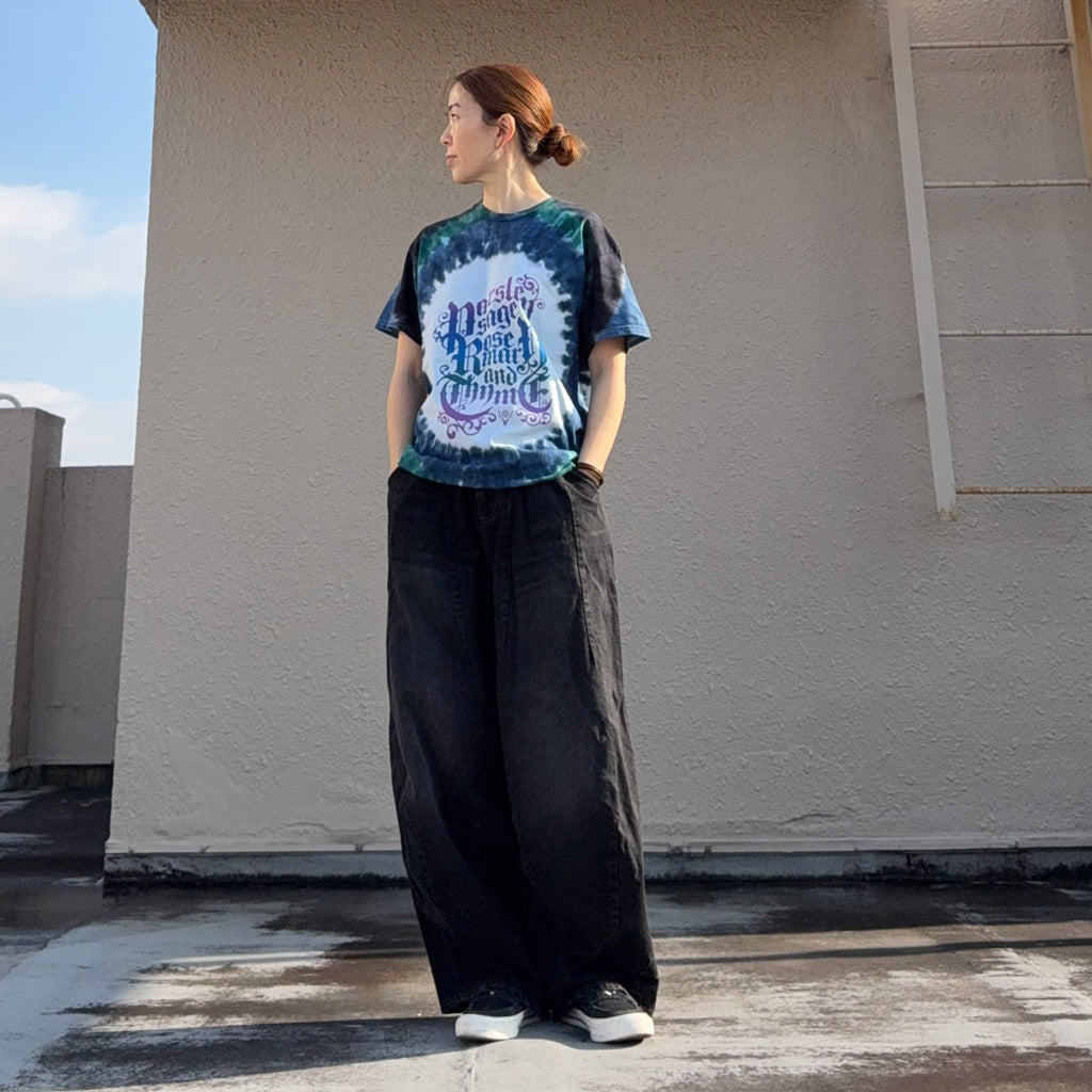 【SALE30%OFF】SOUTH2 WEST8 : S/S Crew Neck Tee-Tie-Dye/Printed (Blue)