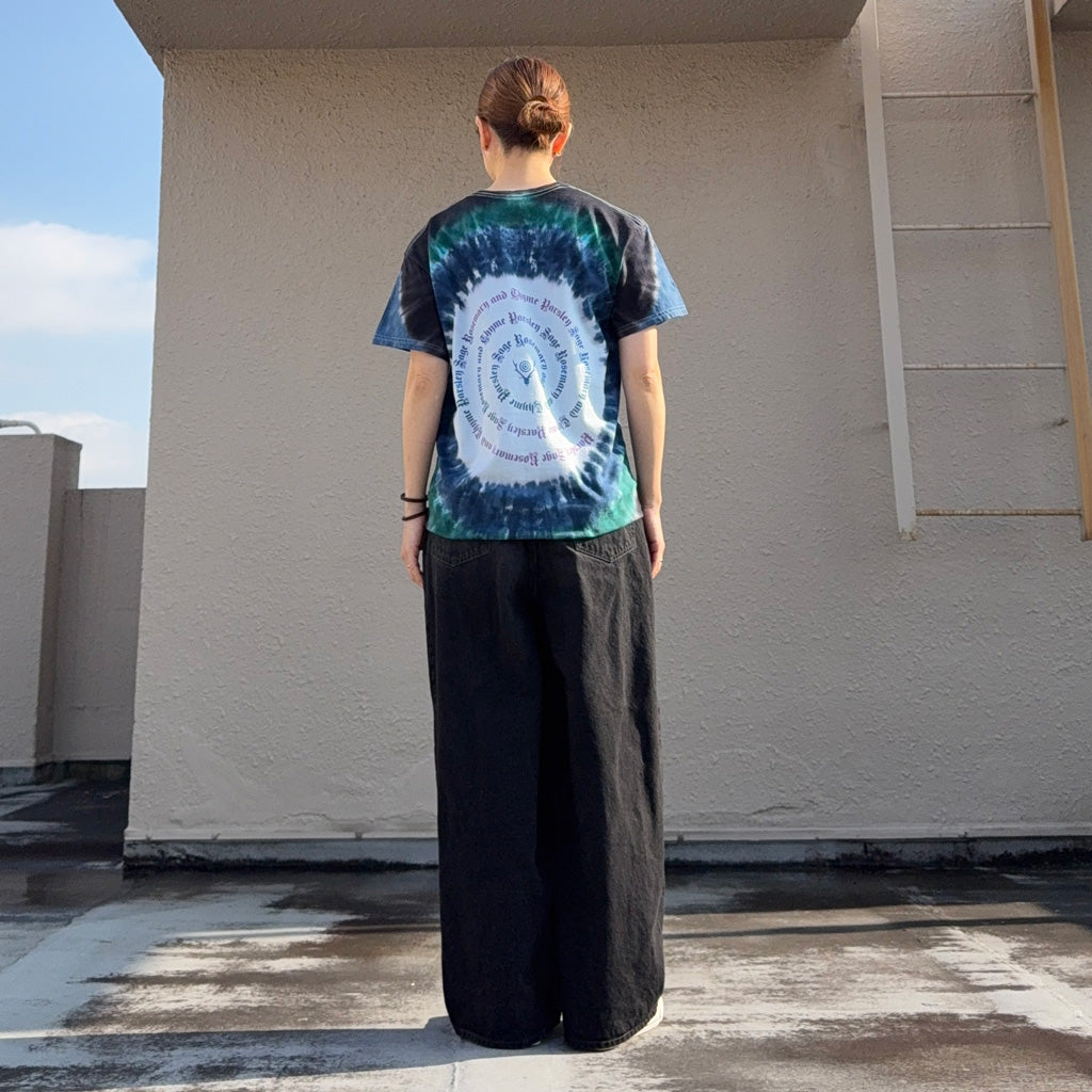 【SALE30%OFF】SOUTH2 WEST8 : S/S Crew Neck Tee-Tie-Dye/Printed (Blue)