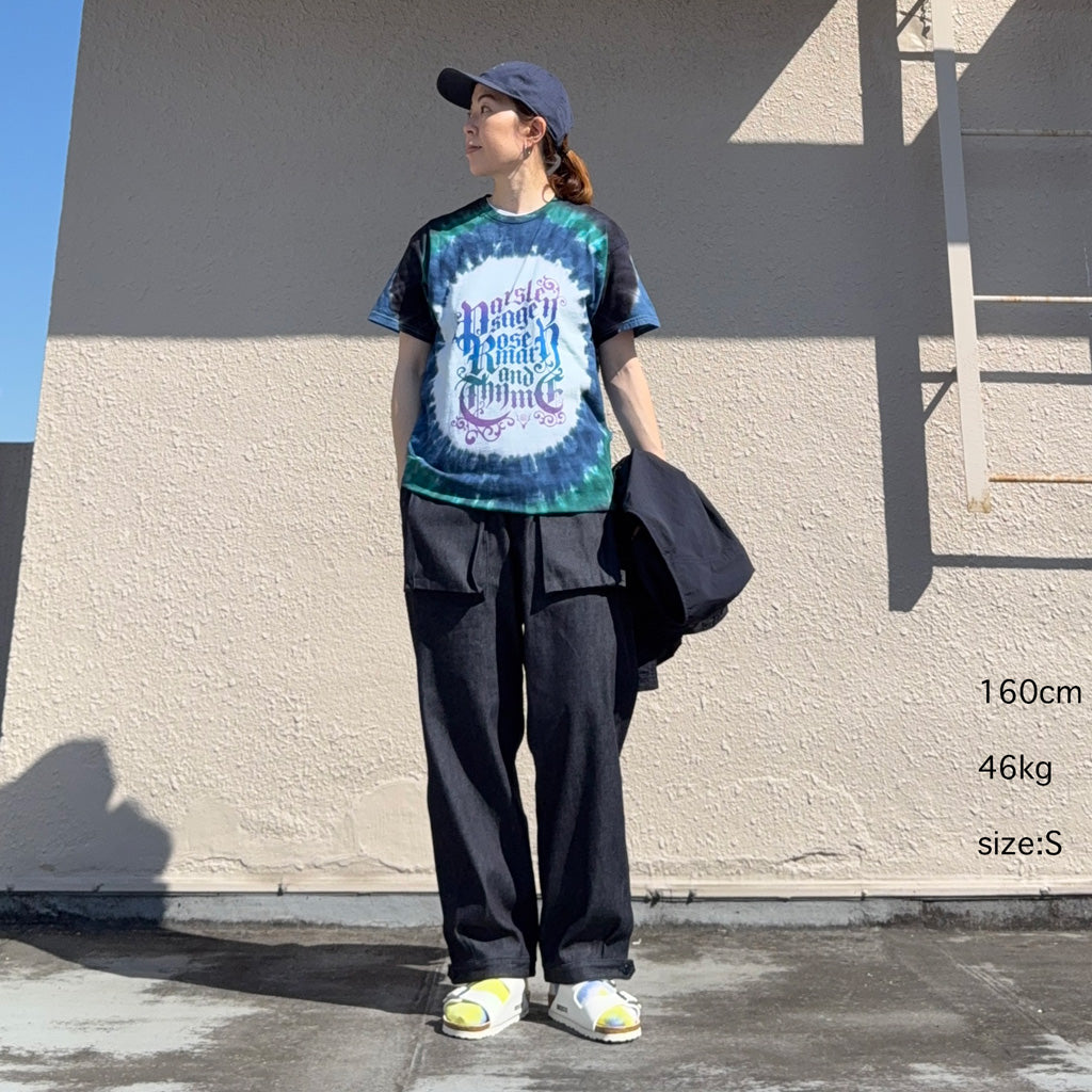 【SALE30%OFF】SOUTH2 WEST8 : S/S Crew Neck Tee-Tie-Dye/Printed (Blue)