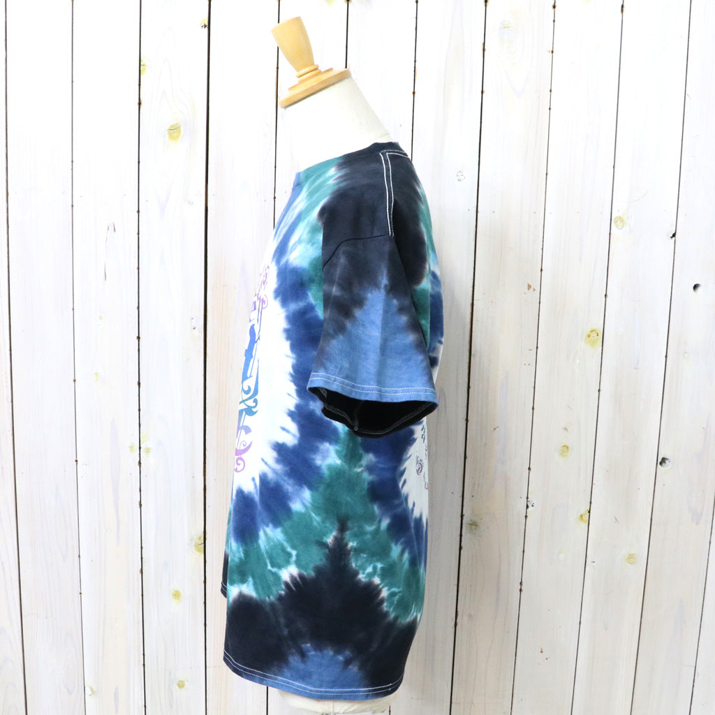 【SALE30%OFF】SOUTH2 WEST8 : S/S Crew Neck Tee-Tie-Dye/Printed (Blue)
