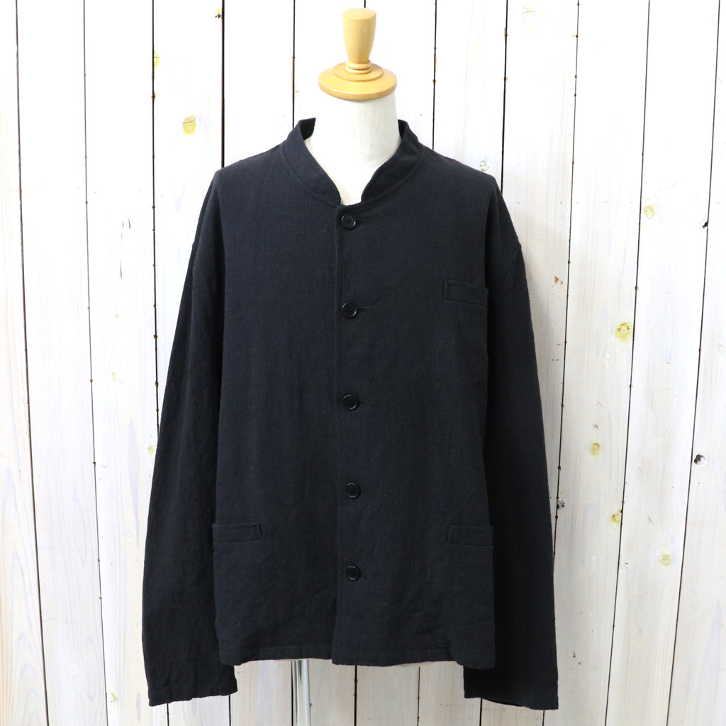 Needles : Stand Collar Uncon Jacket-Slub Cloth