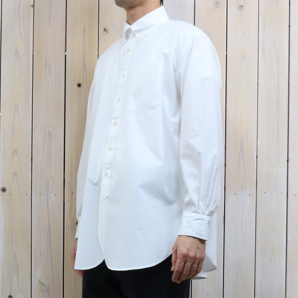 ENGINEERED GARMENTS : 19 Century BD Shirt-100's 2Ply Broadcloth (White)