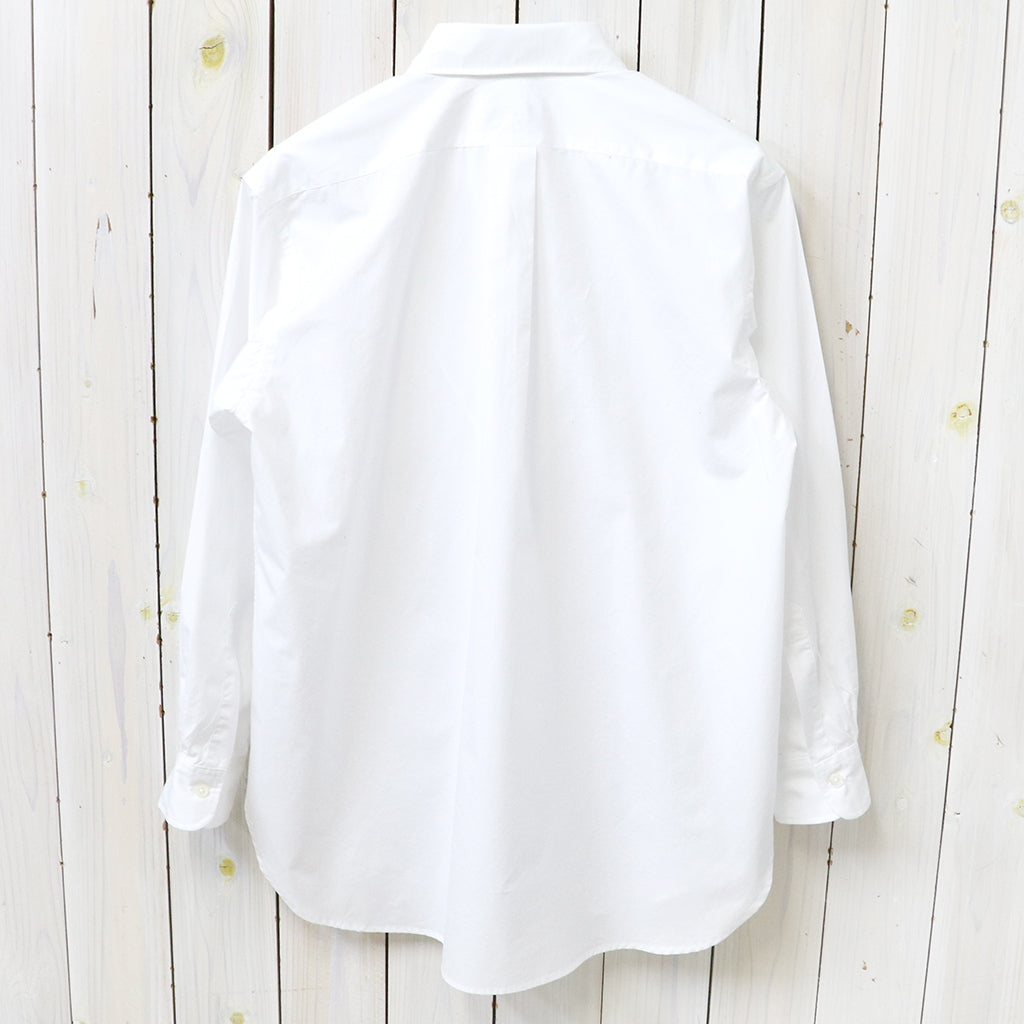 ENGINEERED GARMENTS : 19 Century BD Shirt-100's 2Ply Broadcloth (White)