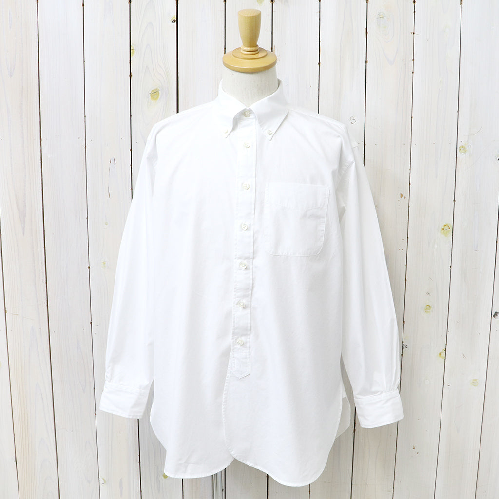 ENGINEERED GARMENTS : 19 Century BD Shirt-100's 2Ply Broadcloth (White)
