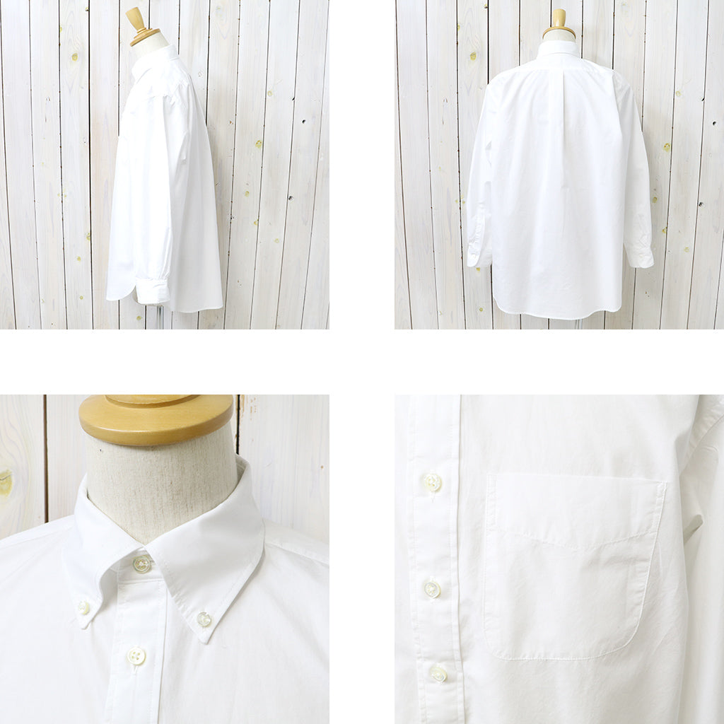 ENGINEERED GARMENTS : 19 Century BD Shirt-100's 2Ply Broadcloth (White)