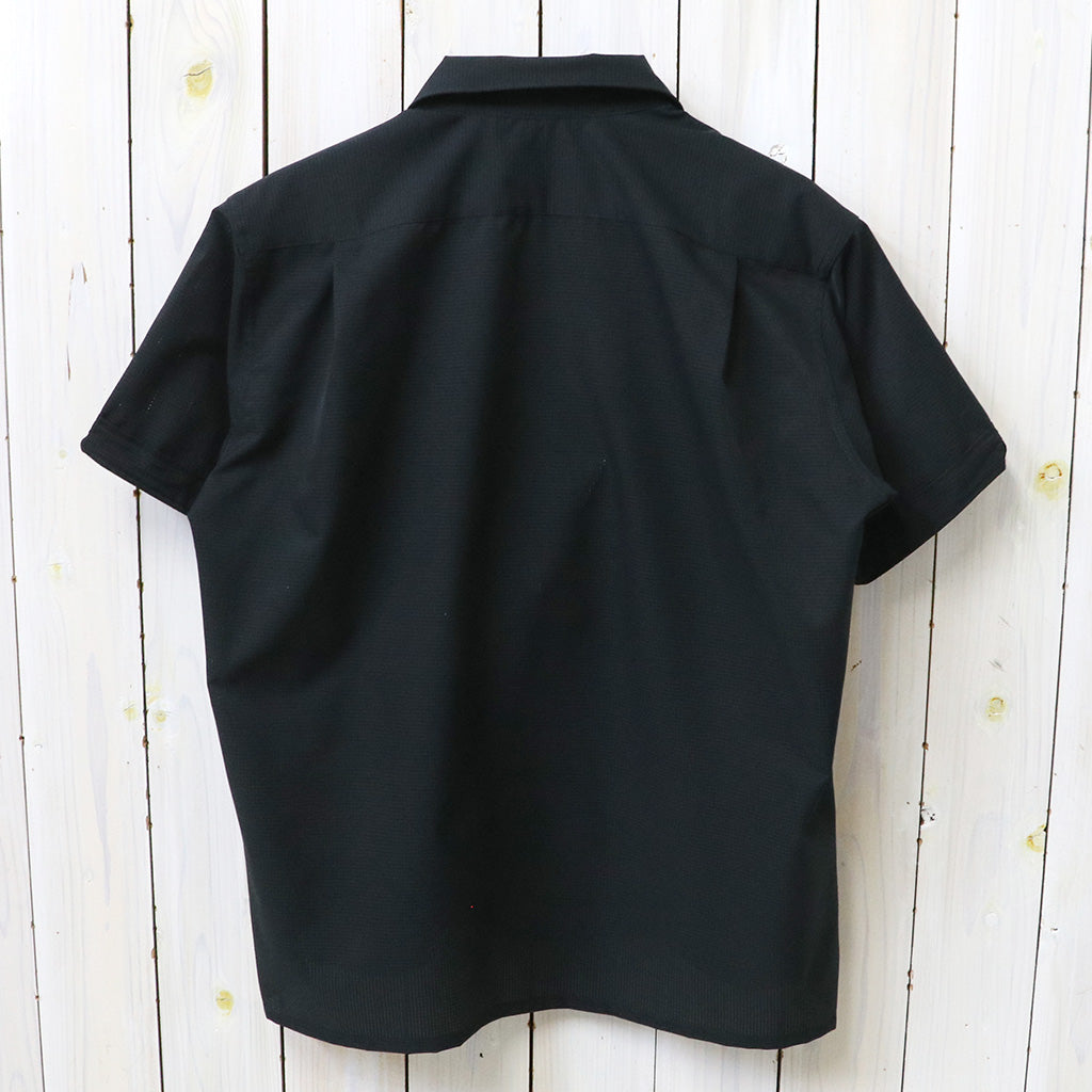 ENGINEERED GARMENTS : Camp Shirt-Polyester Mesh (Black)