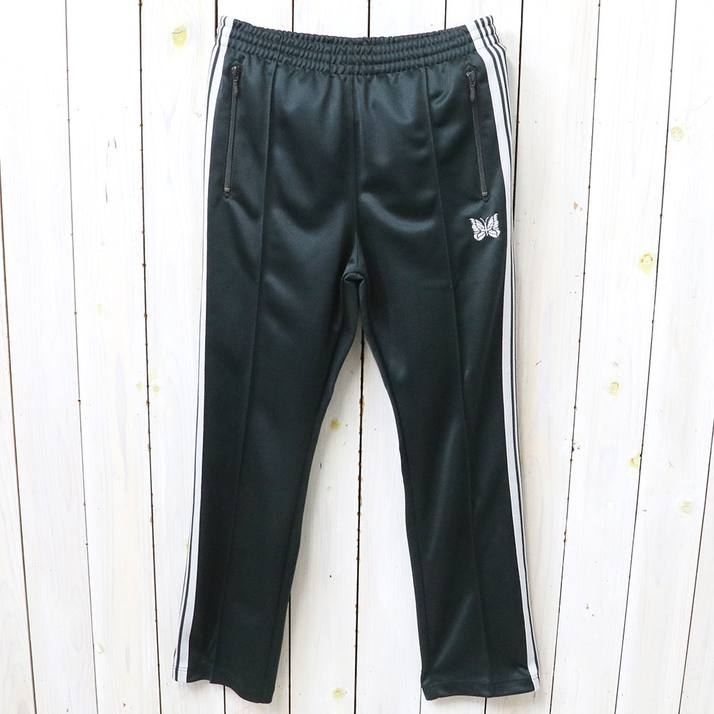 Needles : Narrow Track Pant-Poly Smooth (Charcoal)