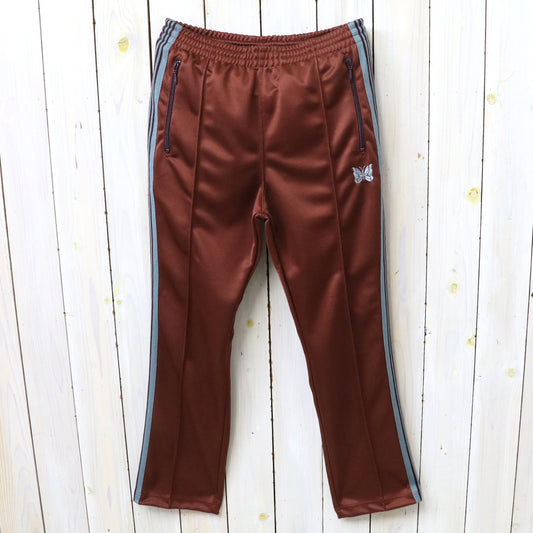 Needles : Narrow Track Pant-Poly Smooth (Rust)