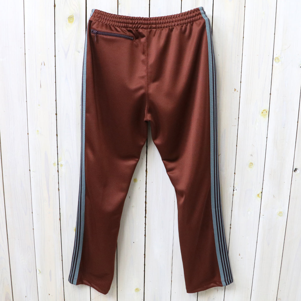 Needles : Narrow Track Pant-Poly Smooth (Rust)