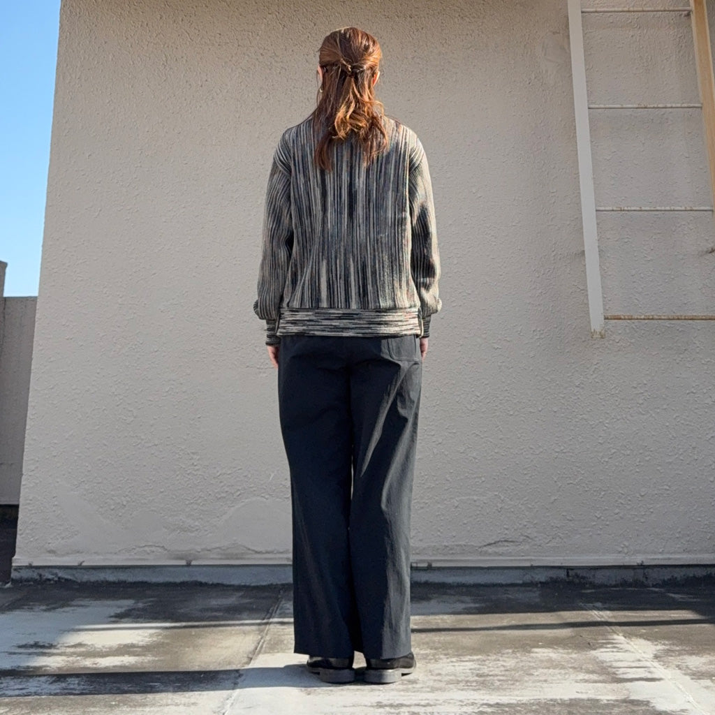 【SALE50%OFF】Needles : Knit Cardigan-Crepe Weave (Black) (SX455)