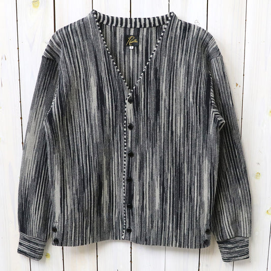 【SALE50%OFF】Needles : Knit Cardigan-Crepe Weave (Black) (SX455)