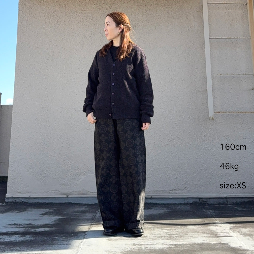 【SALE40%OFF】Needles : Knit Cardigan-Crepe Weave (Purple) (SX455)