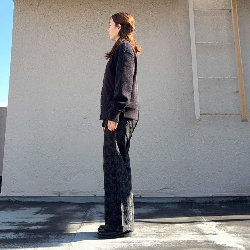 【SALE40%OFF】Needles : Knit Cardigan-Crepe Weave (Purple) (SX455)