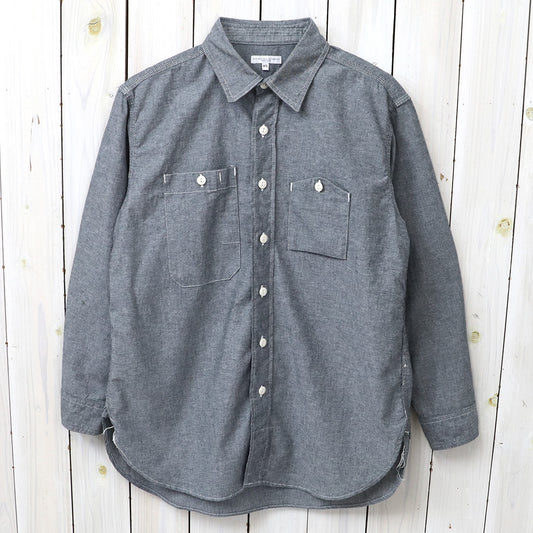 ENGINEERED GARMENTS : Work Shirt-Cotton Chambray (Grey)