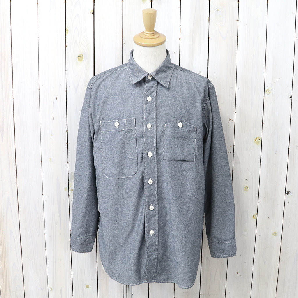 ENGINEERED GARMENTS : Work Shirt-Cotton Chambray (Grey)