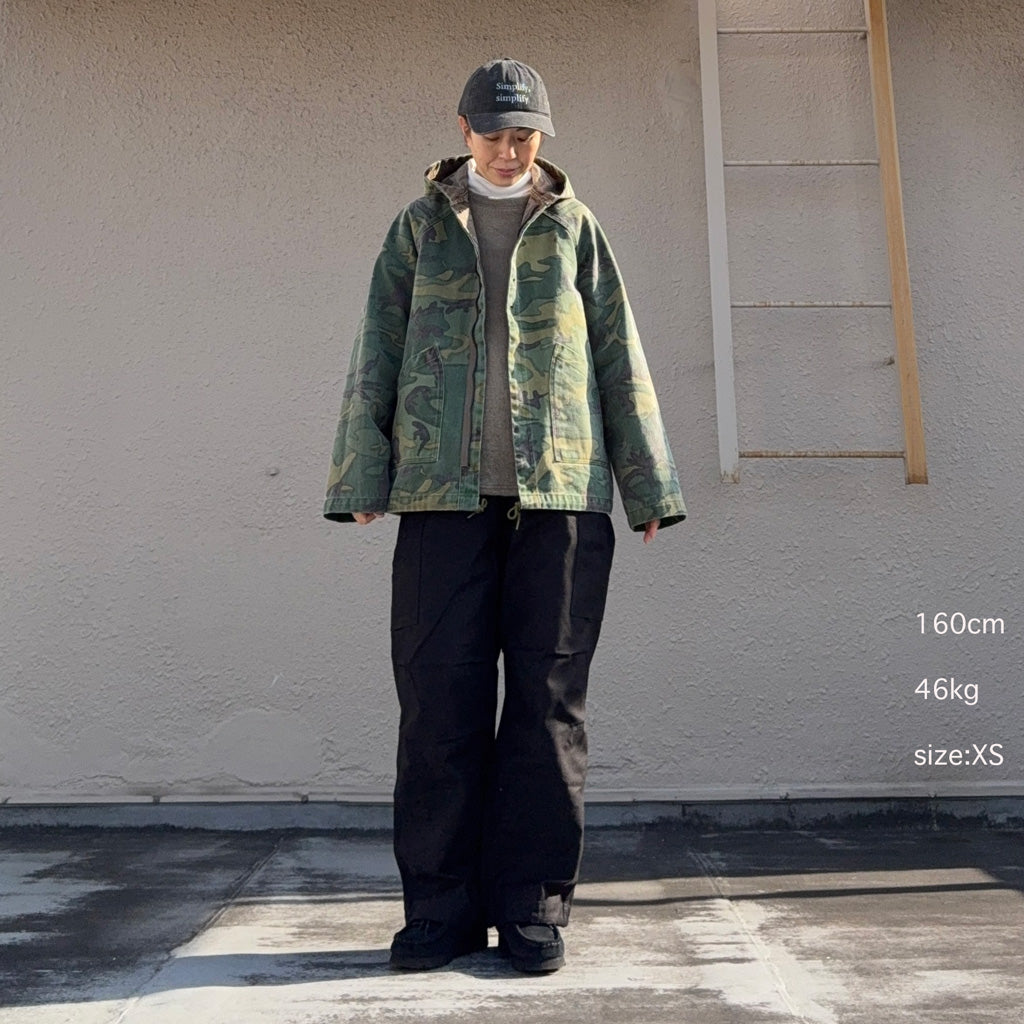 Needles : Reversible Hooded Coat-Camo Twill