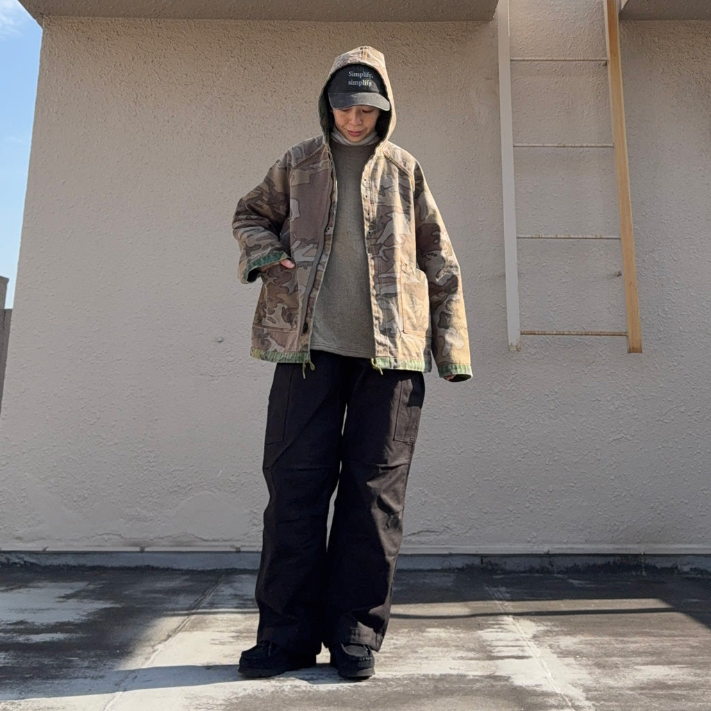 Needles : Reversible Hooded Coat-Camo Twill