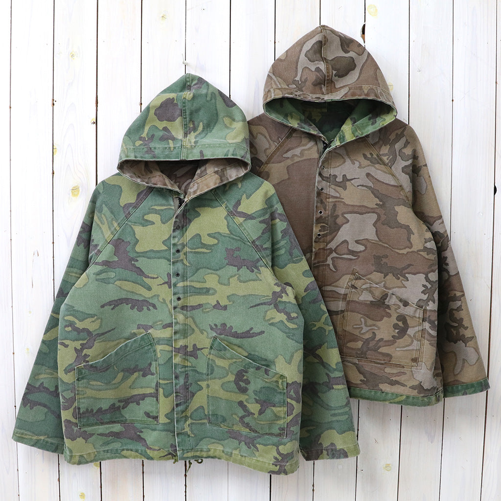Needles : Reversible Hooded Coat-Camo Twill