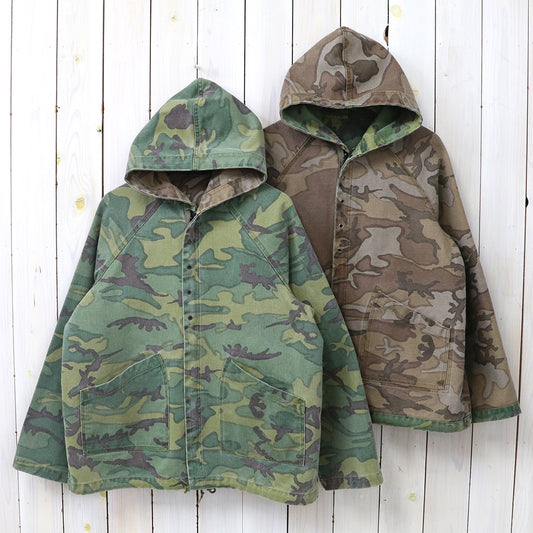 Needles : Reversible Hooded Coat-Camo Twill
