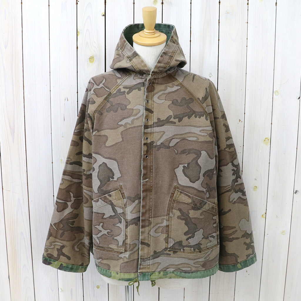 Needles : Reversible Hooded Coat-Camo Twill