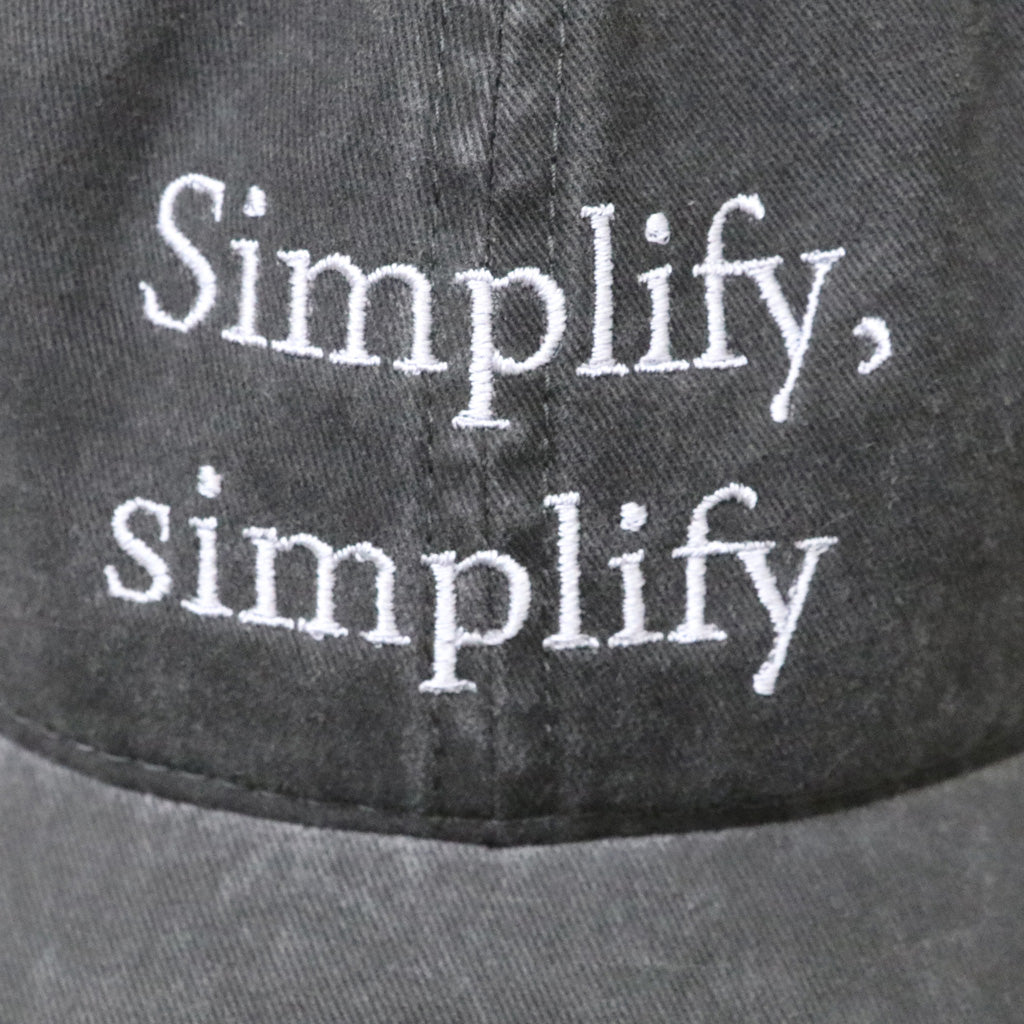 SOUTH2 WEST8 : Strap Back Cap-Simplify, simplify