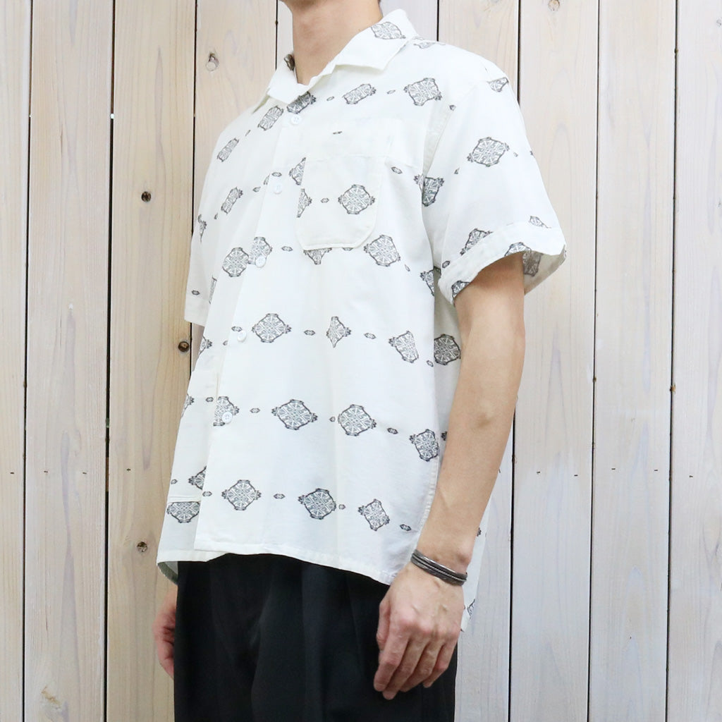 ENGINEERED GARMENTS : Camp Shirt-Cotton Ikat Print