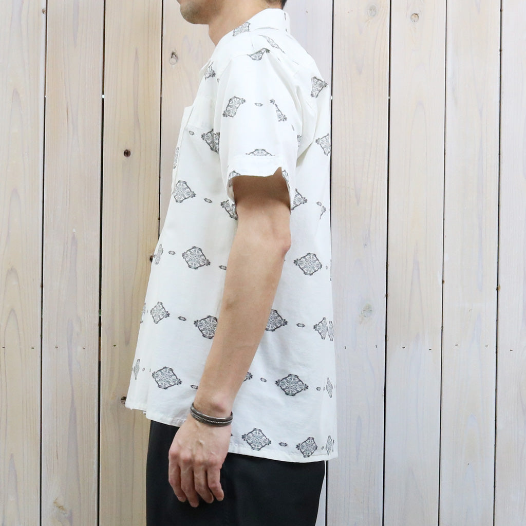 ENGINEERED GARMENTS : Camp Shirt-Cotton Ikat Print
