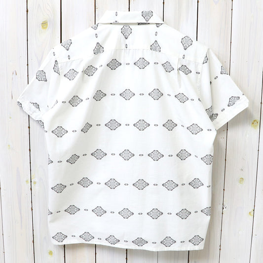 ENGINEERED GARMENTS : Camp Shirt-Cotton Ikat Print
