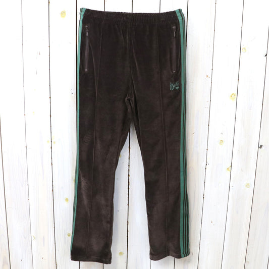 Needles : Narrow Track Pant-C/Pe Velour (Brown)
