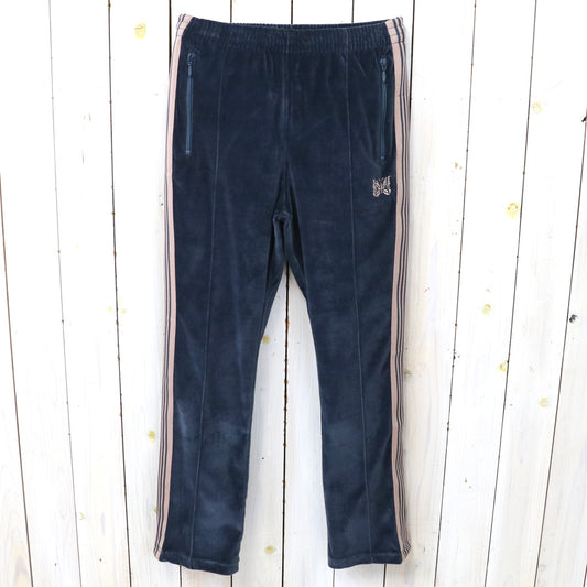 Needles : Narrow Track Pant-C/Pe Velour (Steel Blue)