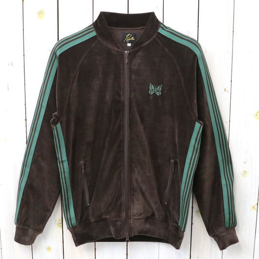 【SALE40%OFF】Needles : Rib Collar Track Jacket-C/PE Velour (Brown)