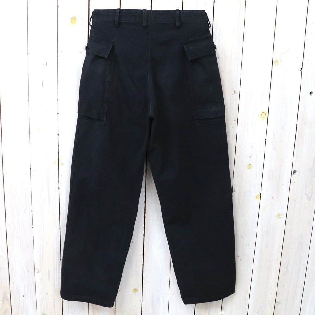 【SALE40%OFF】Needles : String Field Pant-Cotton Herringbone (Black)