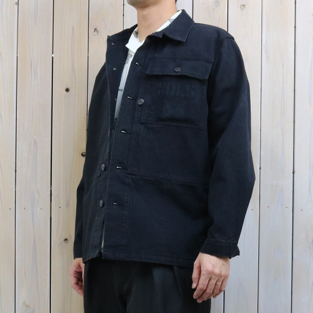 【SALE40%OFF】Needles : P-44 Jacket-Cotton Herringbone (Black)