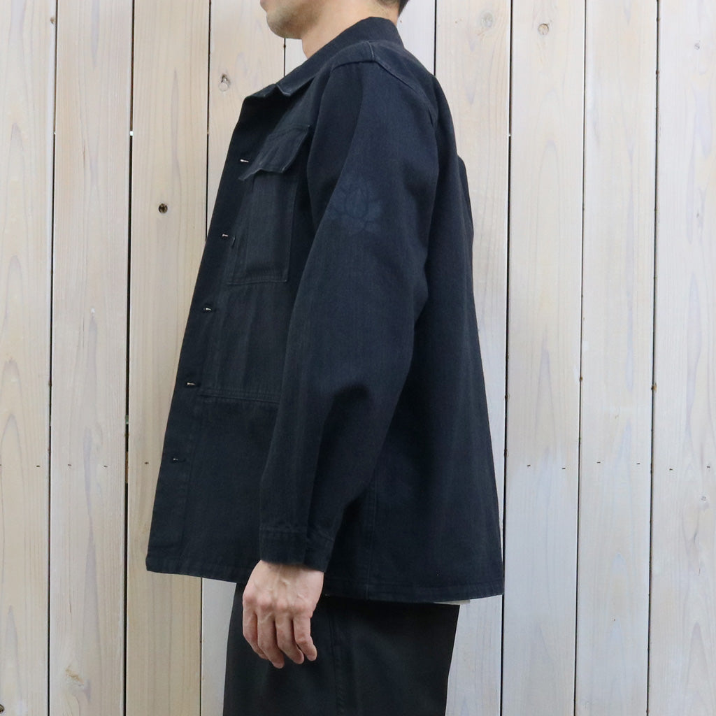 【SALE40%OFF】Needles : P-44 Jacket-Cotton Herringbone (Black)