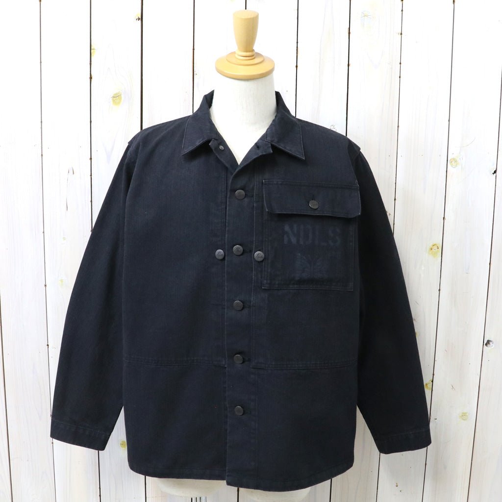 【SALE40%OFF】Needles : P-44 Jacket-Cotton Herringbone (Black)