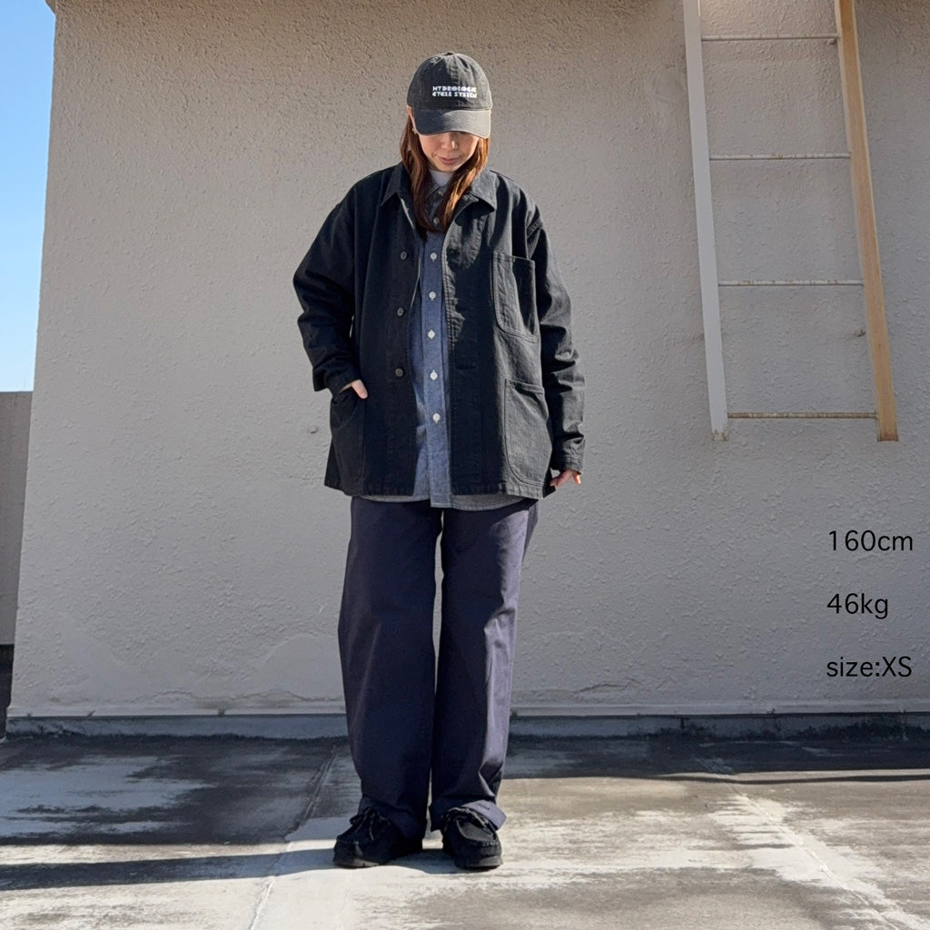 【SALE40%OFF】Needles : N-3 Jacket-Cotton Herringbone (Black)