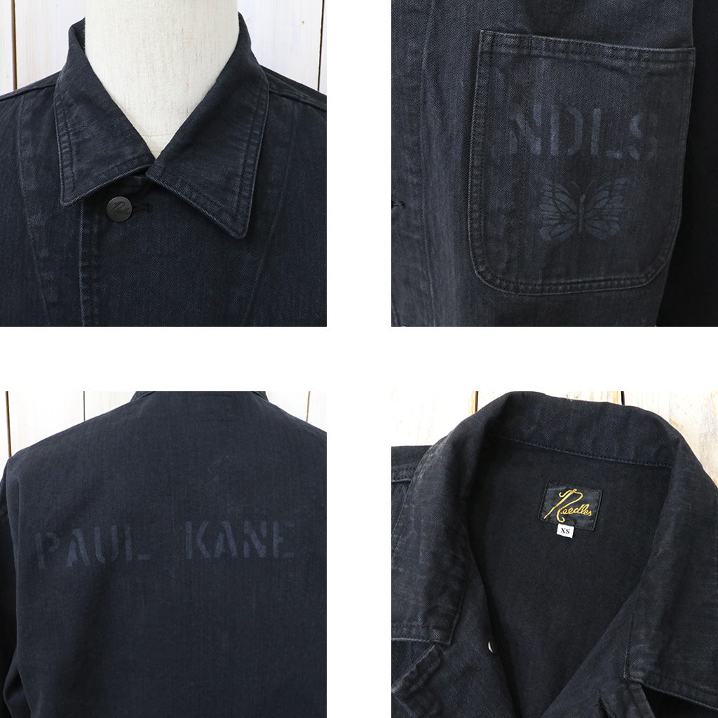 SALE40%OFF】Needles : N-3 Jacket-Cotton Herringbone (Black
