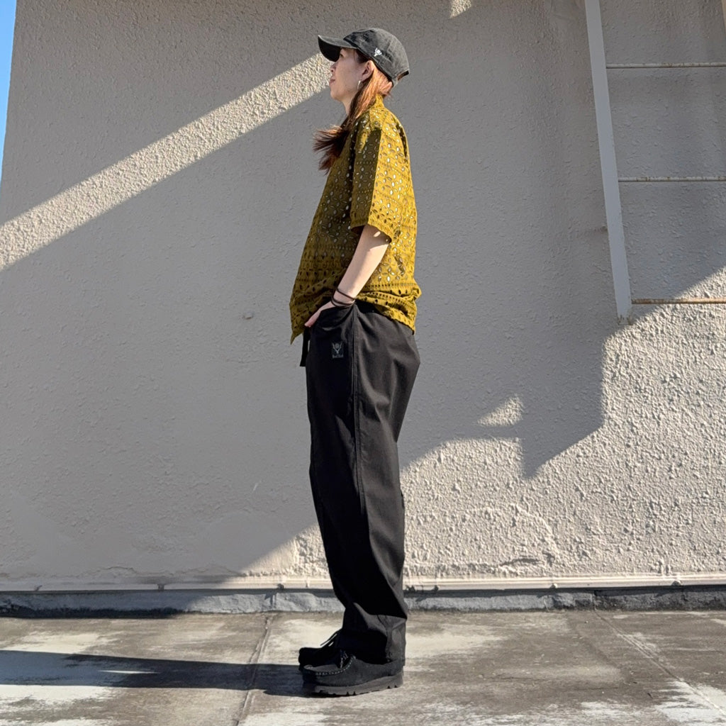 【SALE30%OFF】SOUTH2 WEST8 : Cabana Shirt-Cutwork Embroidery (Olive)