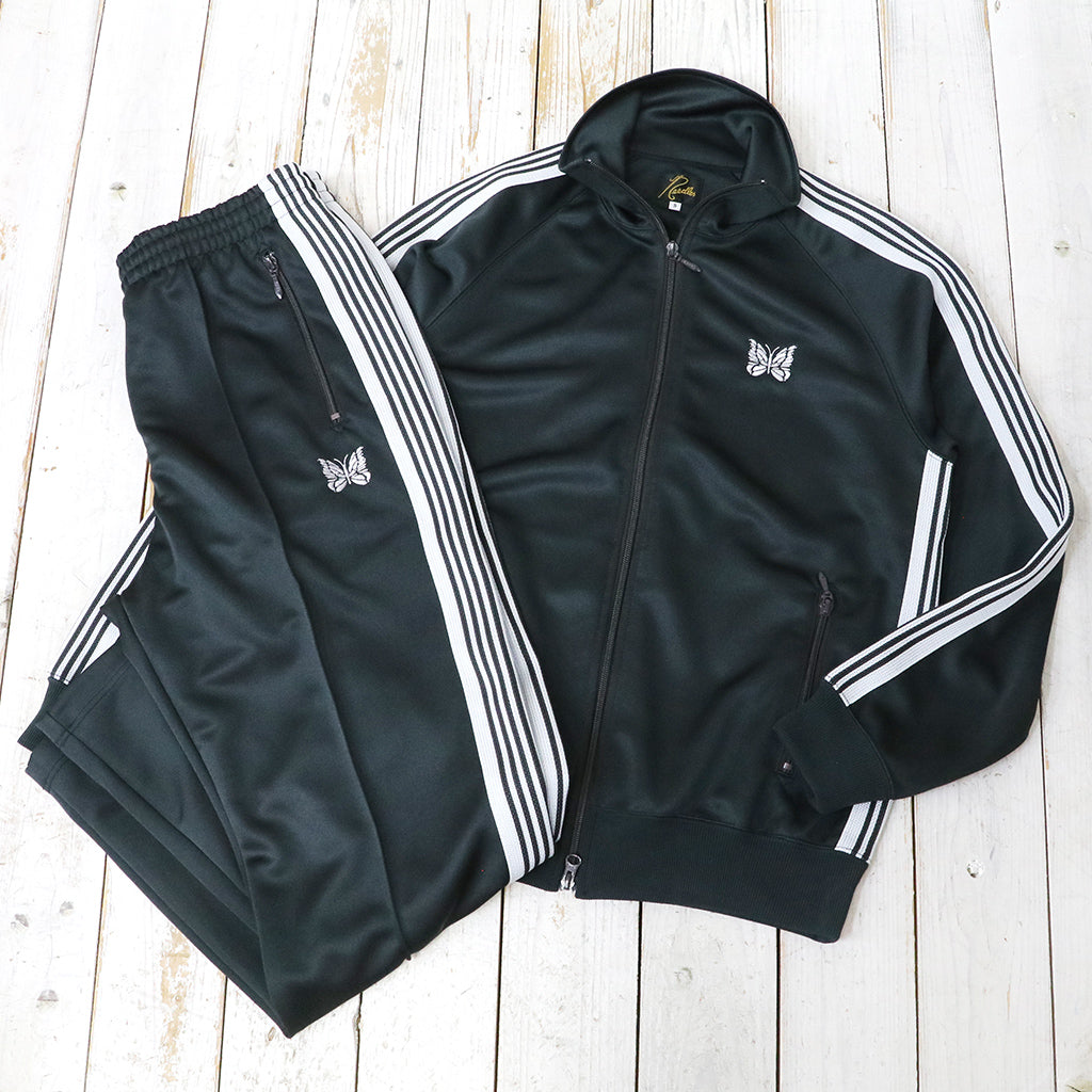 Needles : Track Pant-Poly Smooth (Charcoal)