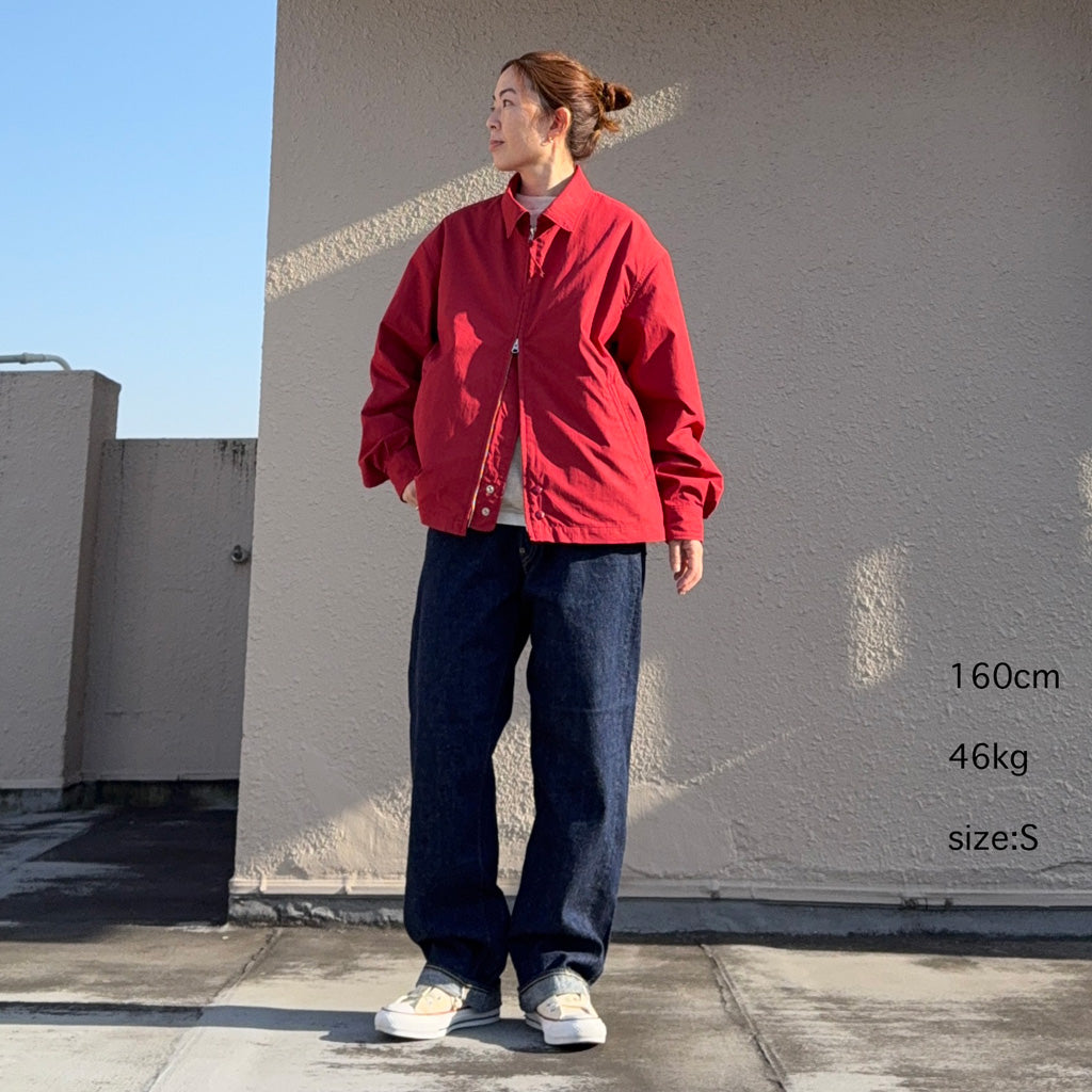 ENGINEERED GARMENTS : Claigton Jacket-Lt.Weight Nyco Poplin (Red)