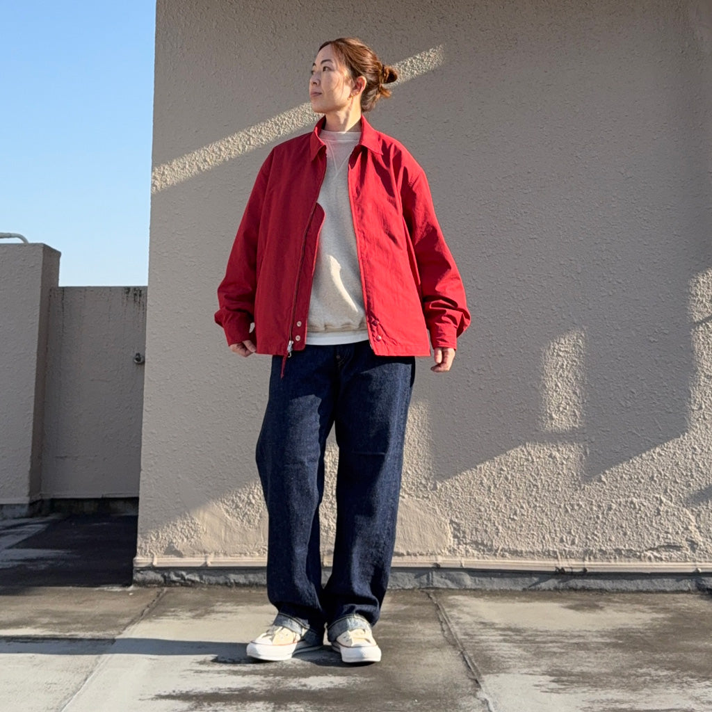 ENGINEERED GARMENTS : Claigton Jacket-Lt.Weight Nyco Poplin (Red)
