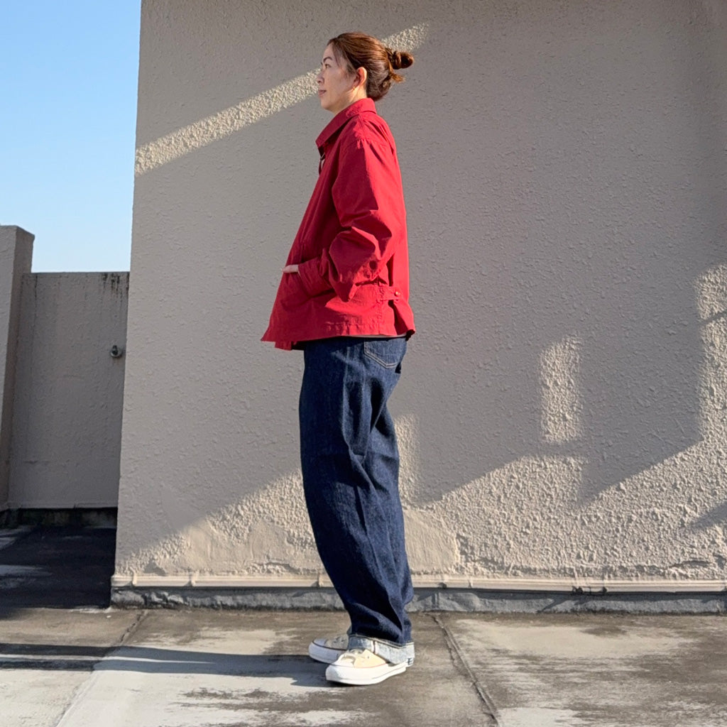 ENGINEERED GARMENTS : Claigton Jacket-Lt.Weight Nyco Poplin (Red)