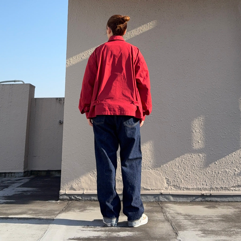 ENGINEERED GARMENTS : Claigton Jacket-Lt.Weight Nyco Poplin (Red)