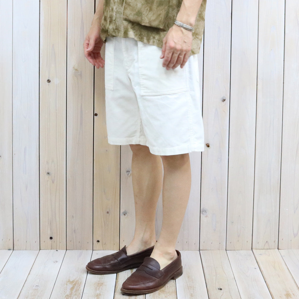 【SALE40%OFF】ENGINEERED GARMENTS : Fatigue Short-14W Corduroy (White)