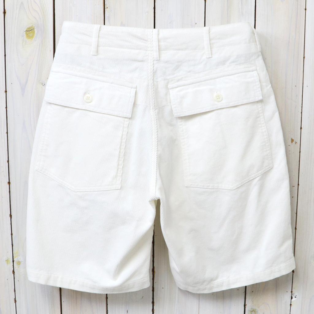 【SALE40%OFF】ENGINEERED GARMENTS : Fatigue Short-14W Corduroy (White)