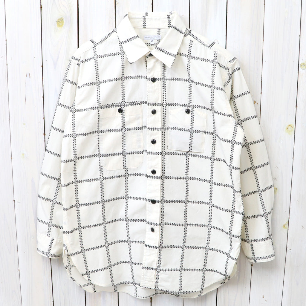 ENGINEERED GARMENTS : Work Shirt-CP Square Embroidery