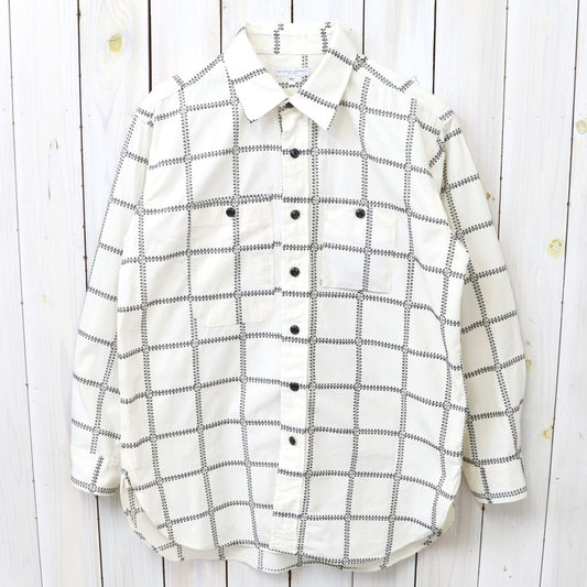 ENGINEERED GARMENTS : Work Shirt-CP Square Embroidery