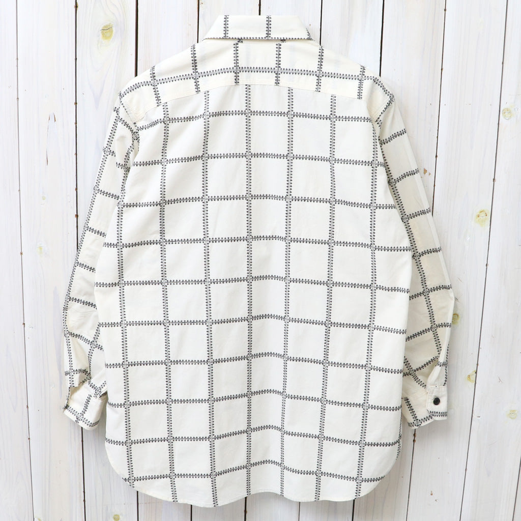 ENGINEERED GARMENTS : Work Shirt-CP Square Embroidery